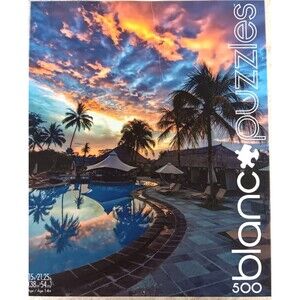 Bali Sunset 500 Piece Jigsaw Puzzle by Blanc Puzzles